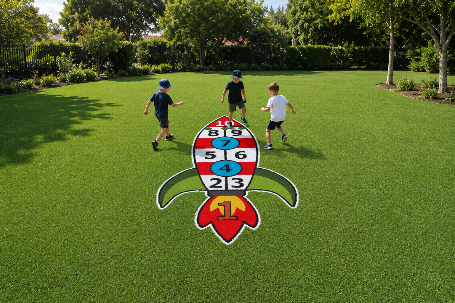 Themed Artificial Grass for Playgrounds & Activity Zones