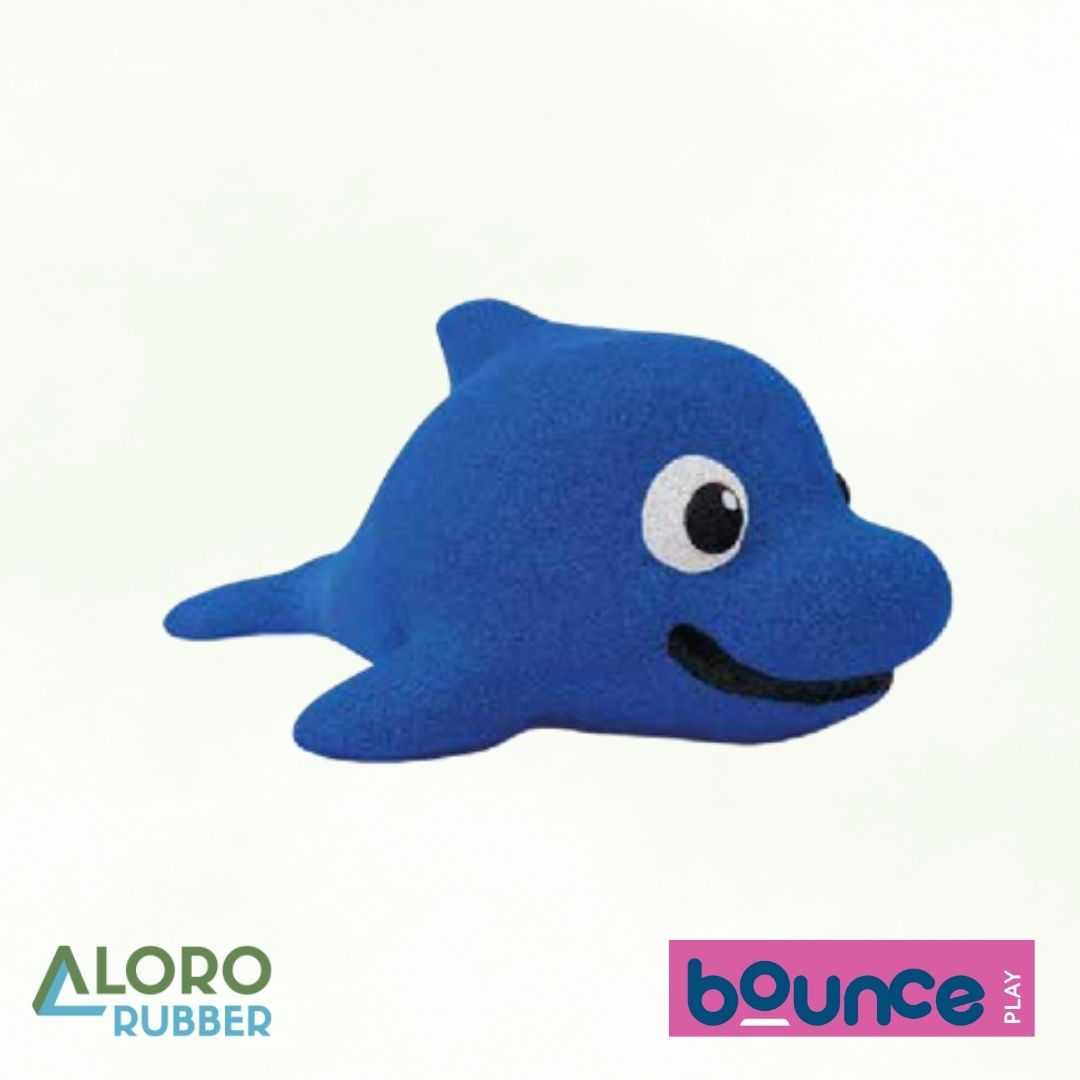 Bounce PLAY Dolphin Big EPDM (H: 95 cm W: 130 cm L: 230 cm)