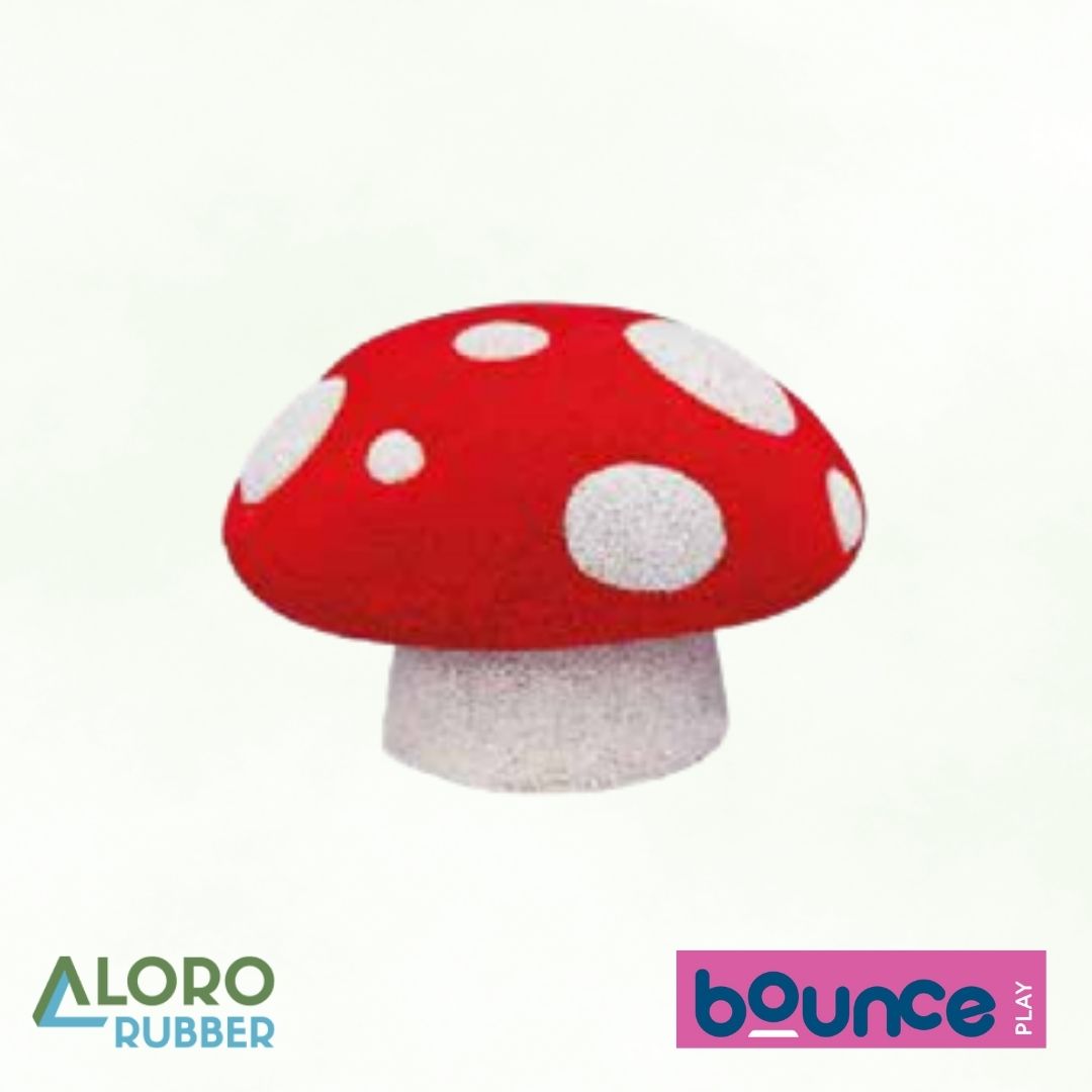 Bounce PLAY Mushroom Big 01 EPDM (H: 110 cm W: 115 cm L: 140 cm)