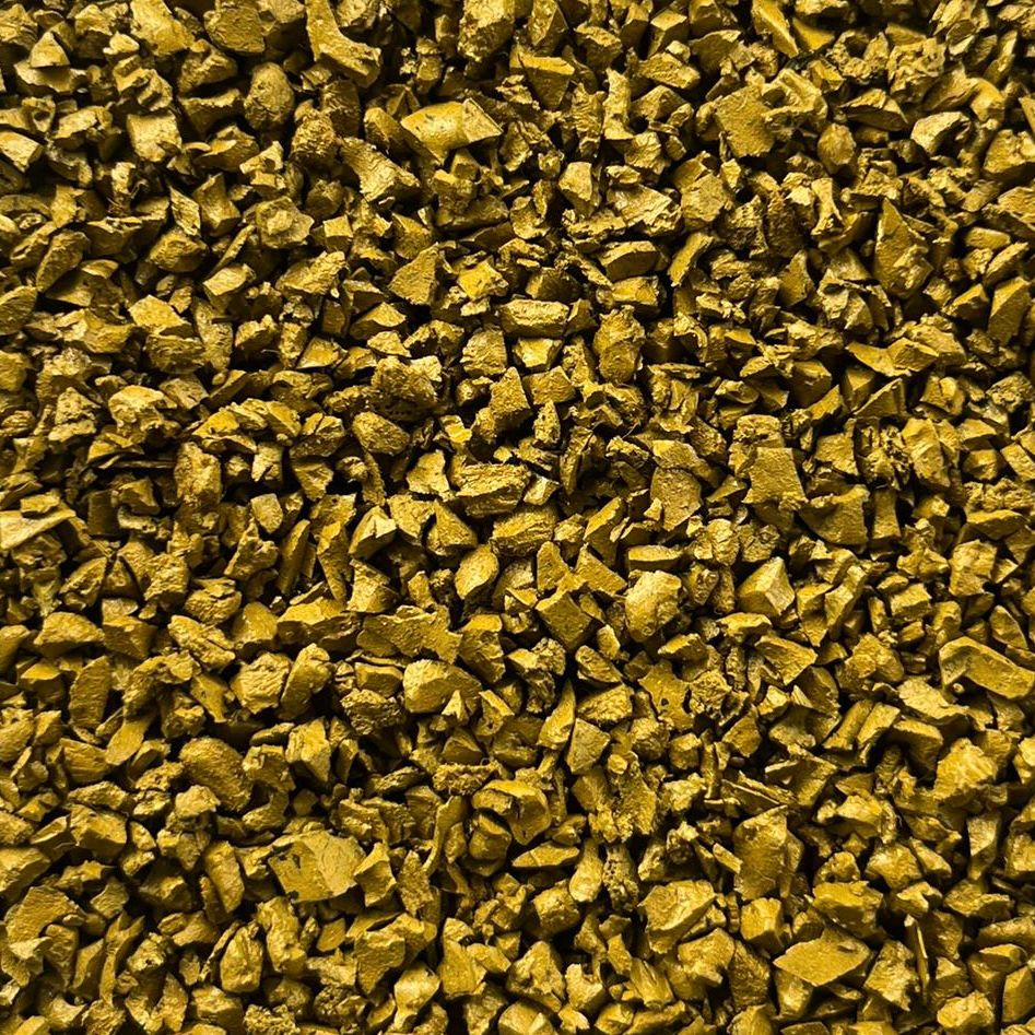 Bounce SBR Precoat Coloured Recycled Rubber Granules - Sand Yellow - 20kg Bag