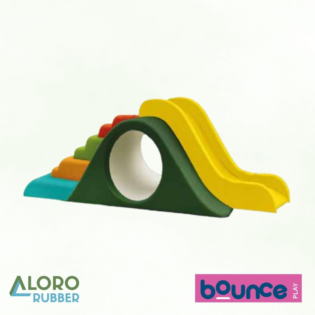 Bounce PLAY Turning Slide EPDM (H: 135 cm W: 325 cm L: 180 cm)