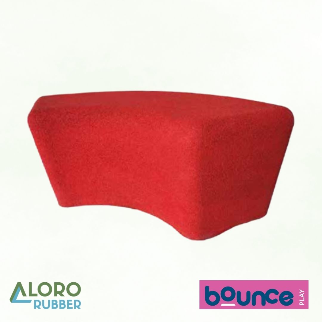 Bounce PLAY Seat Radius EPDM (H: 40 cm L: 80 cm W: 80 cm)