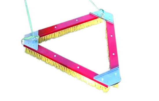 Triangular Brushes without Wheels - 1.2m x 1.2m x 1.2m