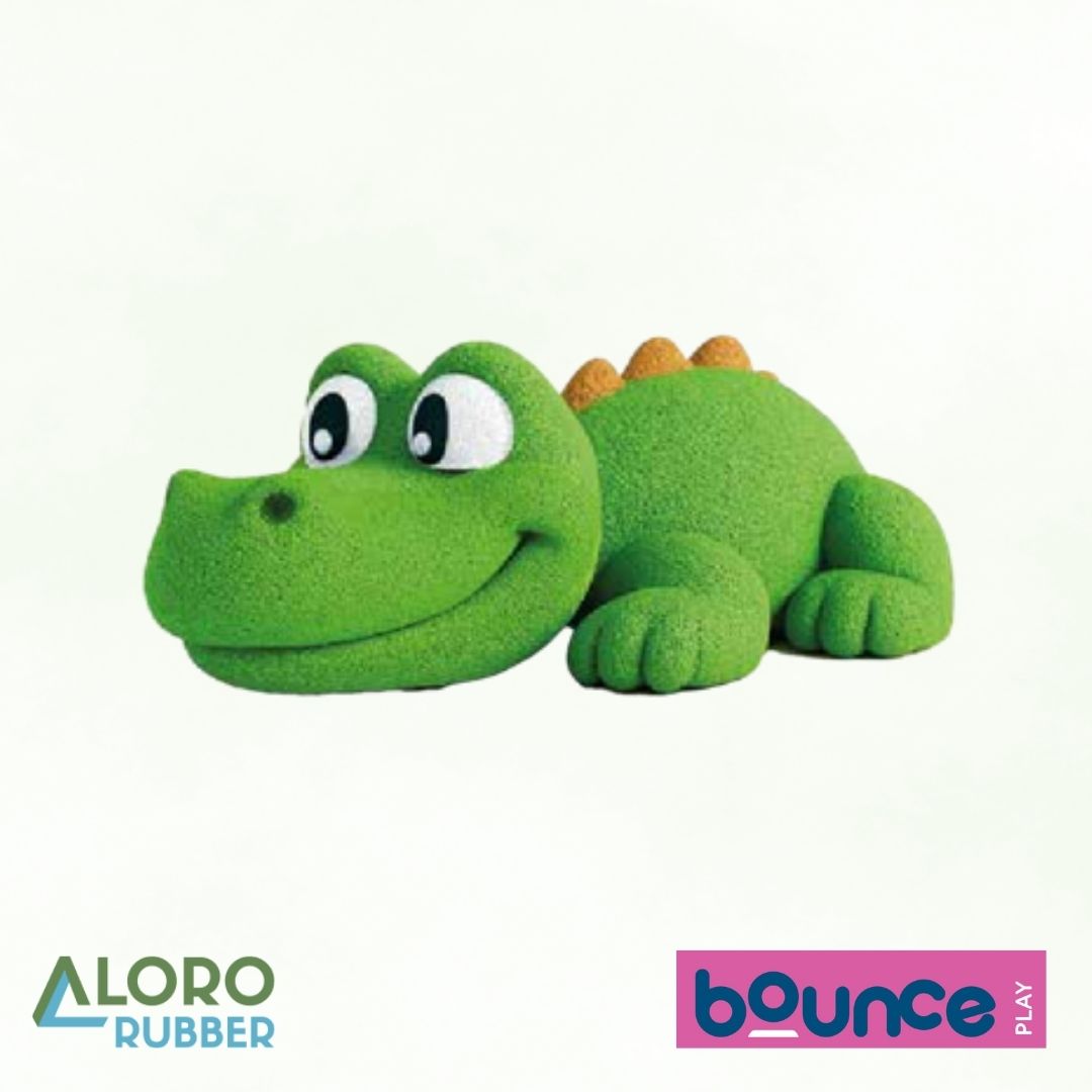 Bounce PLAY Crocodile Mini EPDM (H: 35 cm W: 67 cm L: 130 cm)