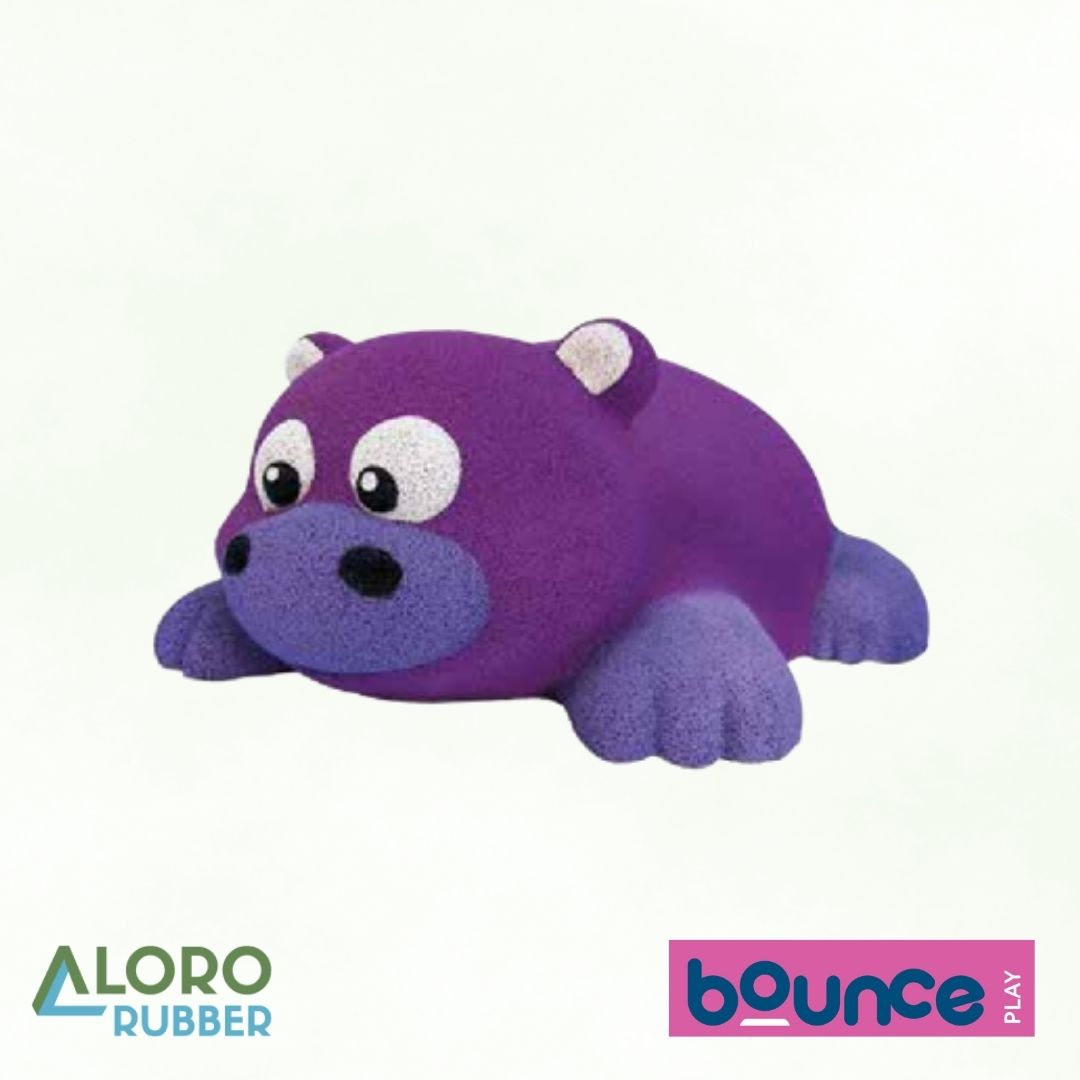 Bounce PLAY Hippo Mini EPDM (H: 45 cm W: 100 cm L: 110 cm)