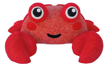 Bounce PLAY Crab Mini EPDM (H: 40 cm W: 65 cm L: 90 cm)