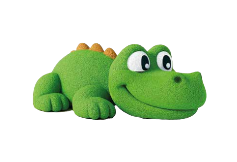 Bounce PLAY Crocodile Mini EPDM (H: 35 cm W: 67 cm L: 130 cm)