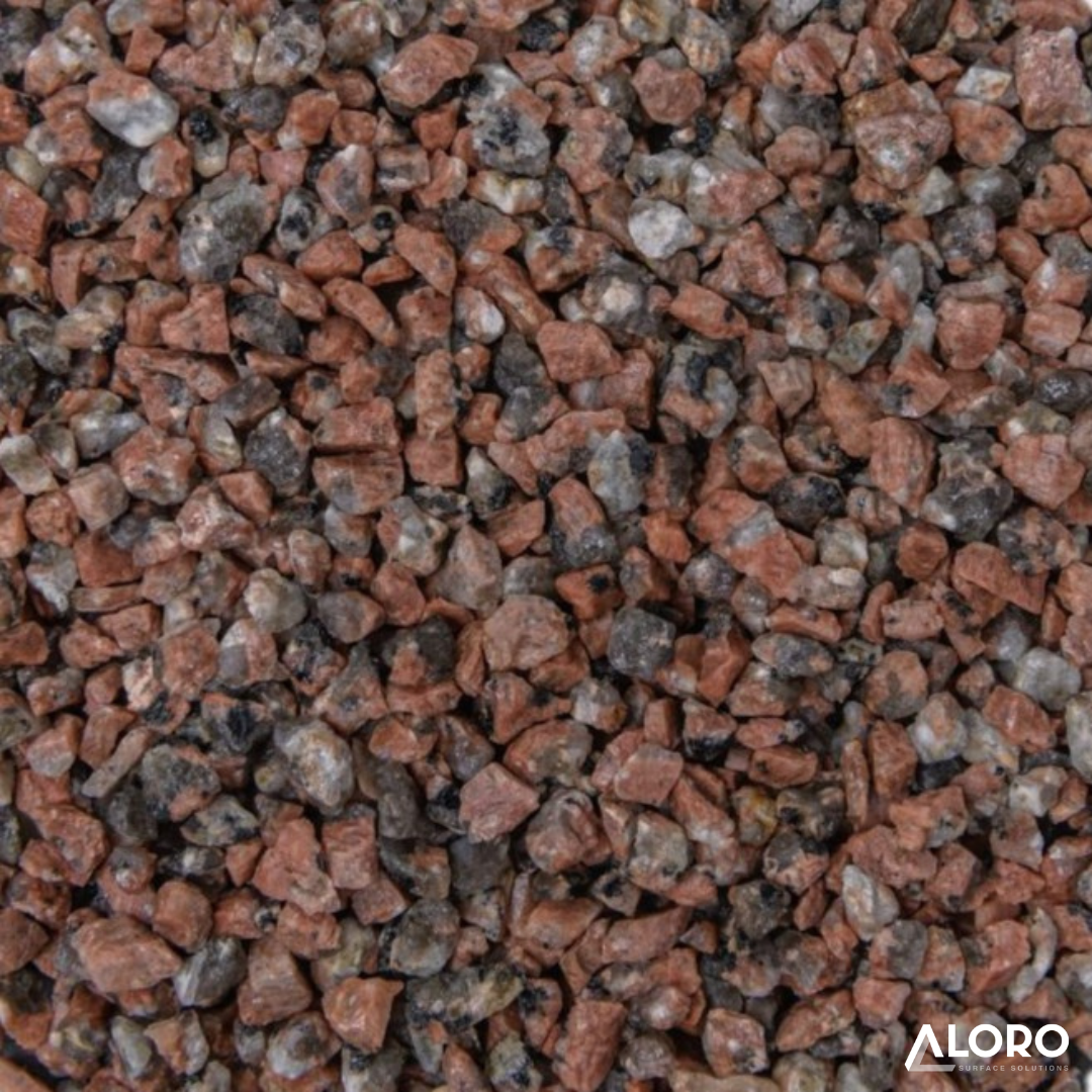 Crushed Aggregate Desert Rose Granite 6mm
