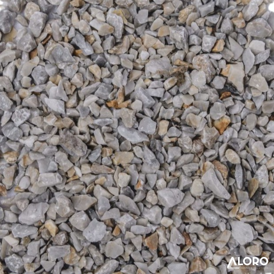 Crushed Aggregate Dove Marble 6mm