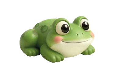Bounce PLAY Frog Mini EPDM (H: 42 cm W: 77 cm L: 75 cm)
