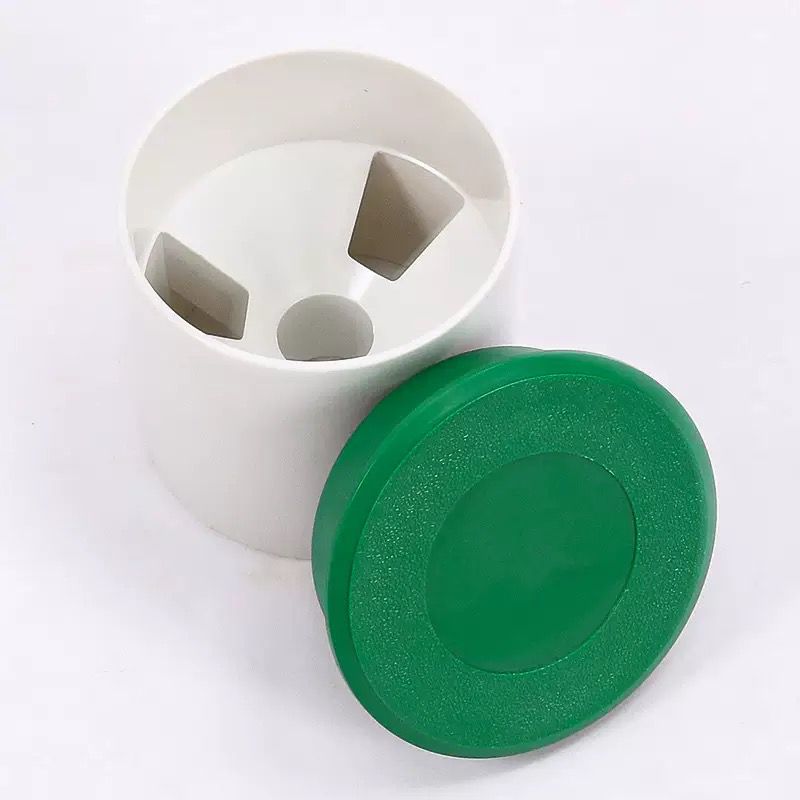 Golf Cup Lid - Green (Top D: 11.5cm Bottom D: 9.5cm H: 3.1cm)