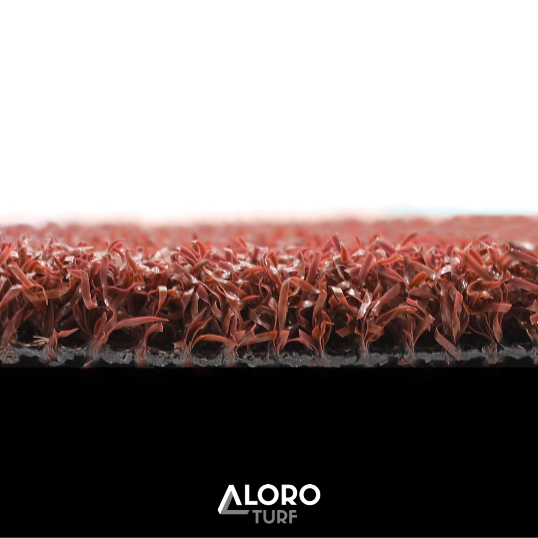 18mm Hockey Grass- Terracotta - 3.75m wide