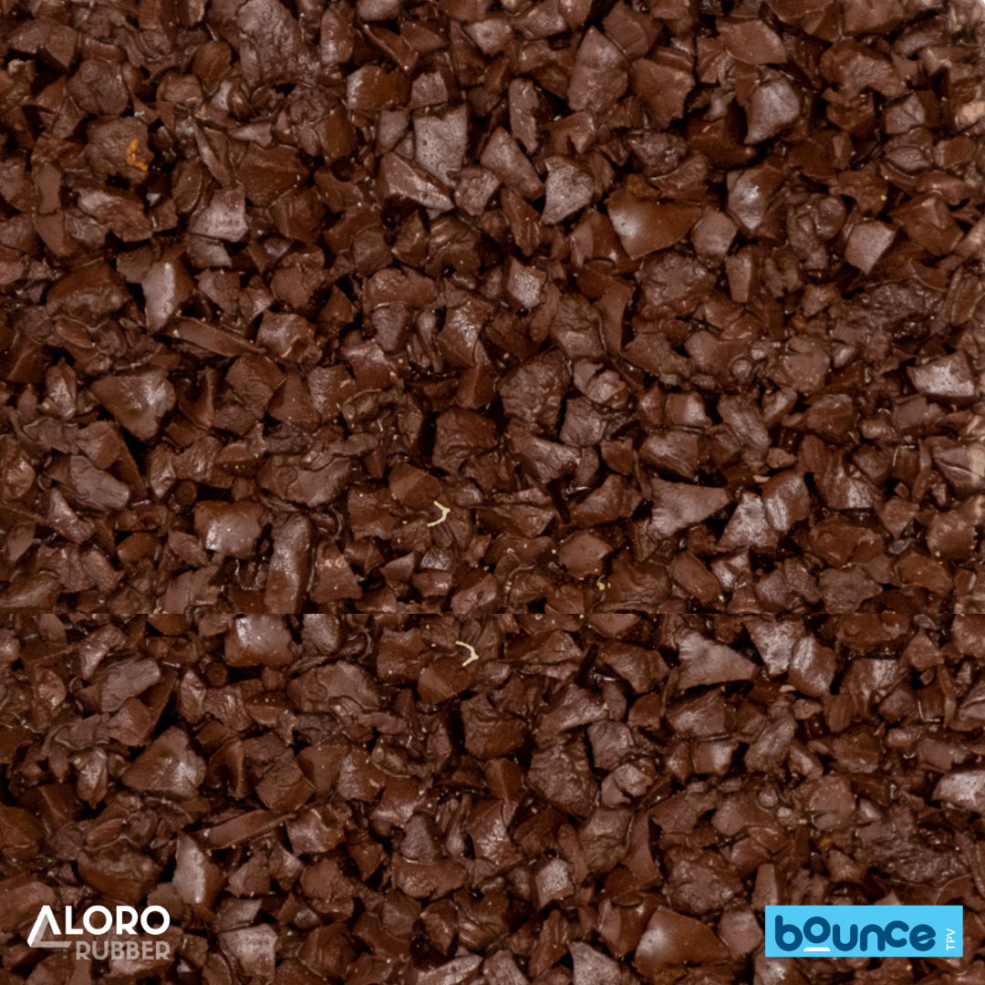 Bounce Premium TPV Rubber Granules LF02 Brown 1-4mm - 25kg Bag