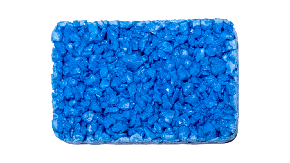 Bounce Premium TPV Rubber Granules LF25 Teal Blue 1-4mm - 25kg Bag