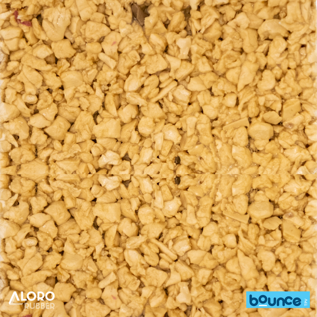 Bounce Premium TPV Rubber Granules LF36 Eggshell 1-4mm - 25kg Bag