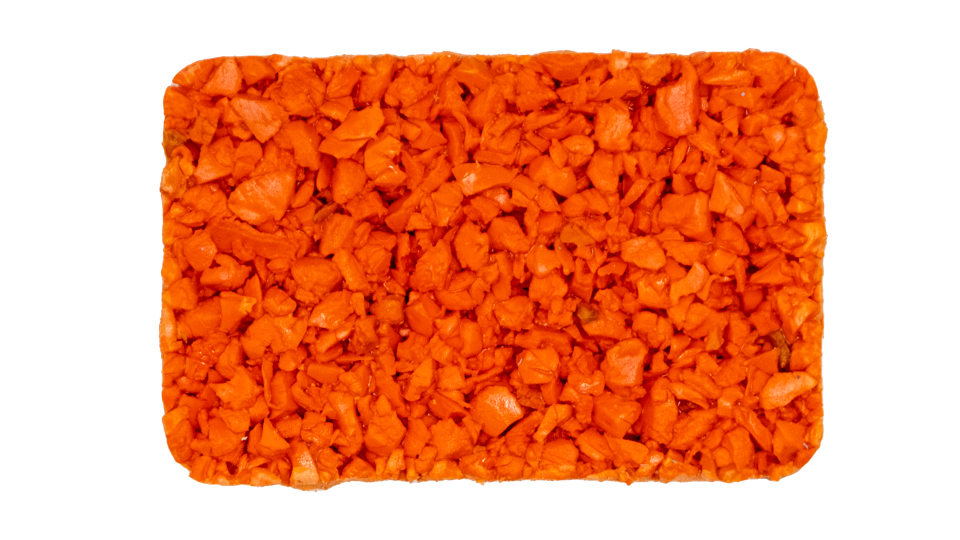 Bounce Premium TPV Rubber Granules LF51 Orange 1-4mm - 25kg Bag