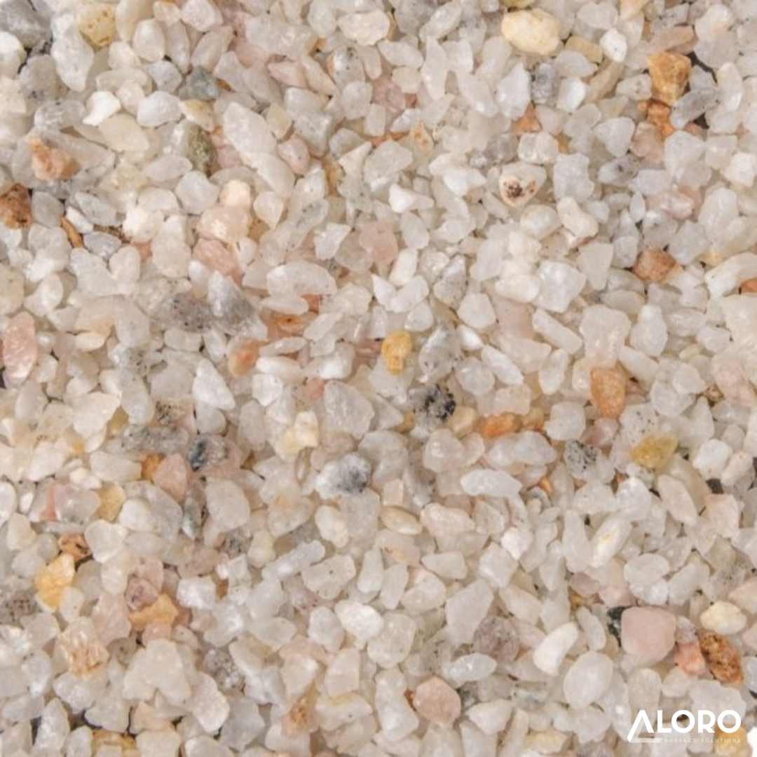 Crushed Aggregate Off White Marble 6mm