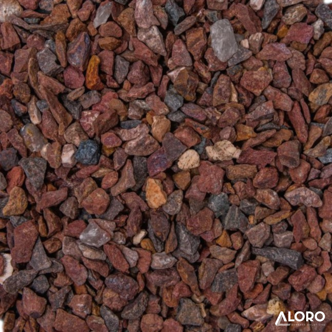 Crushed Aggregate Poona Red Rhyolite 6mm