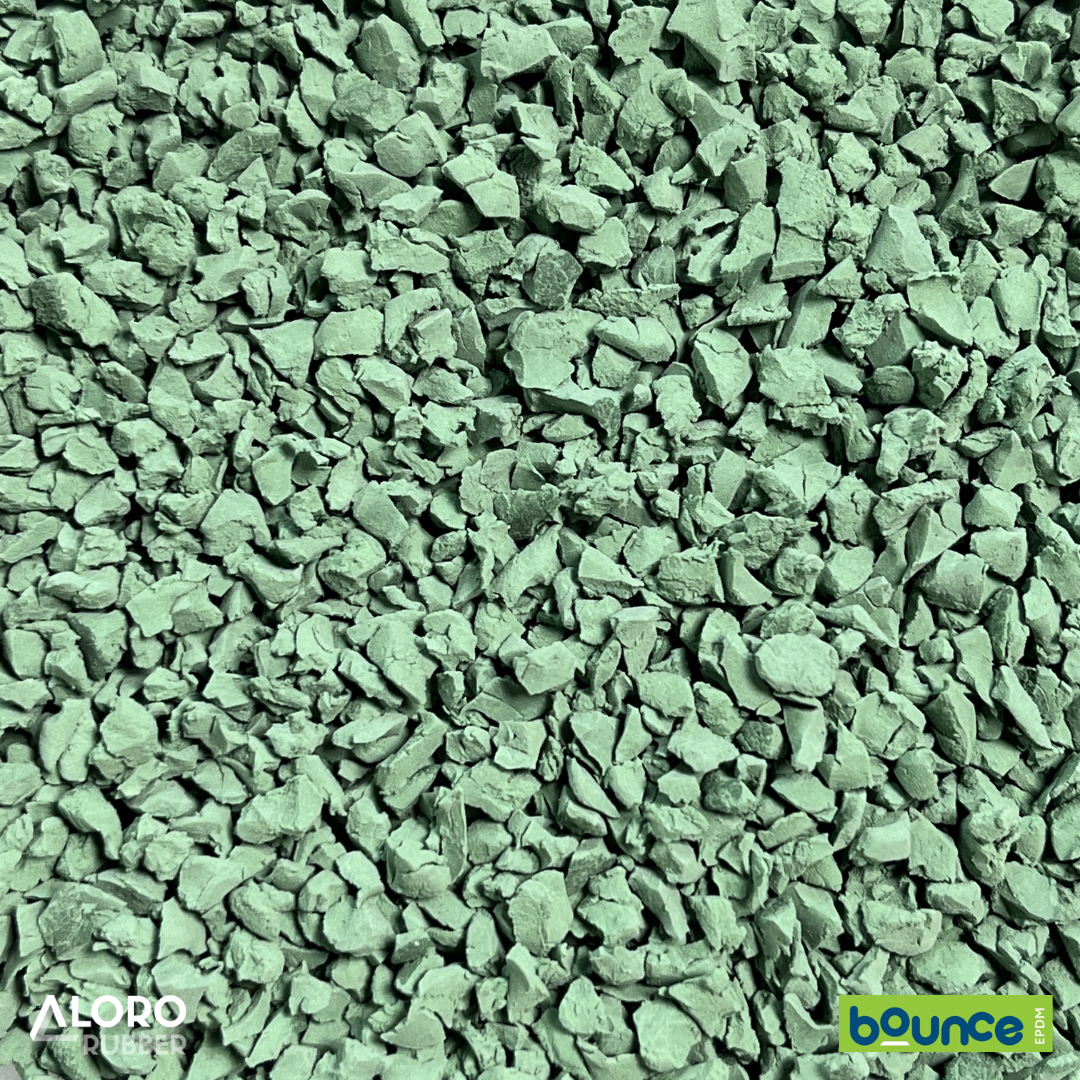 Bounce EPDM Rubber Granules - SF02 Dark Green - 25kg Bag