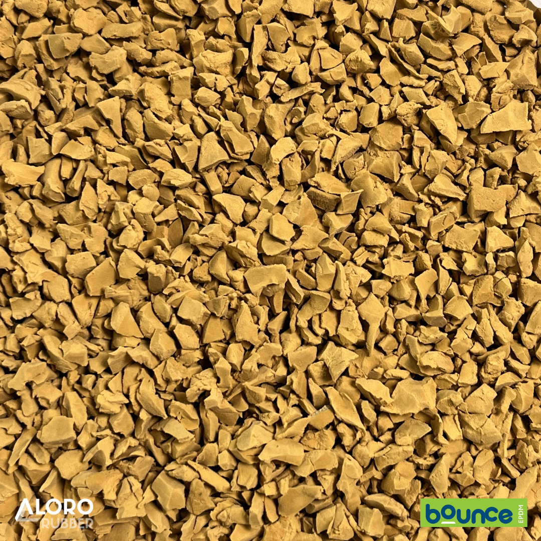 Bounce EPDM Rubber Granules - SF04 Earth Yellow - 25kg Bag