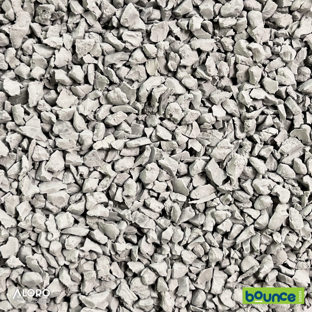 Bounce EPDM Rubber Granules - SF07 Light Grey - 25kg Bag