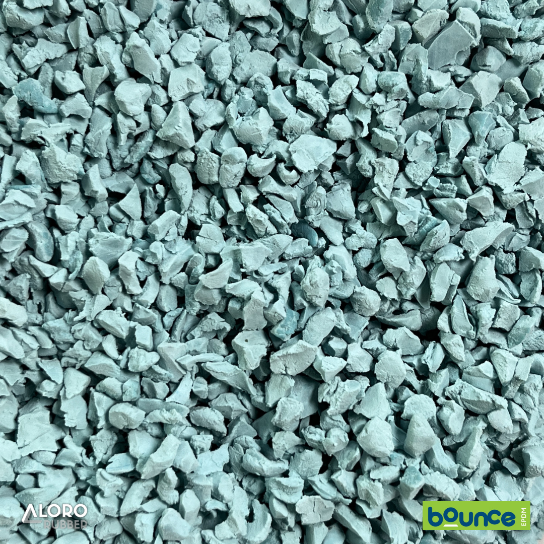 Bounce EPDM Rubber Granules - SF10 Turquoise - 25kg Bag