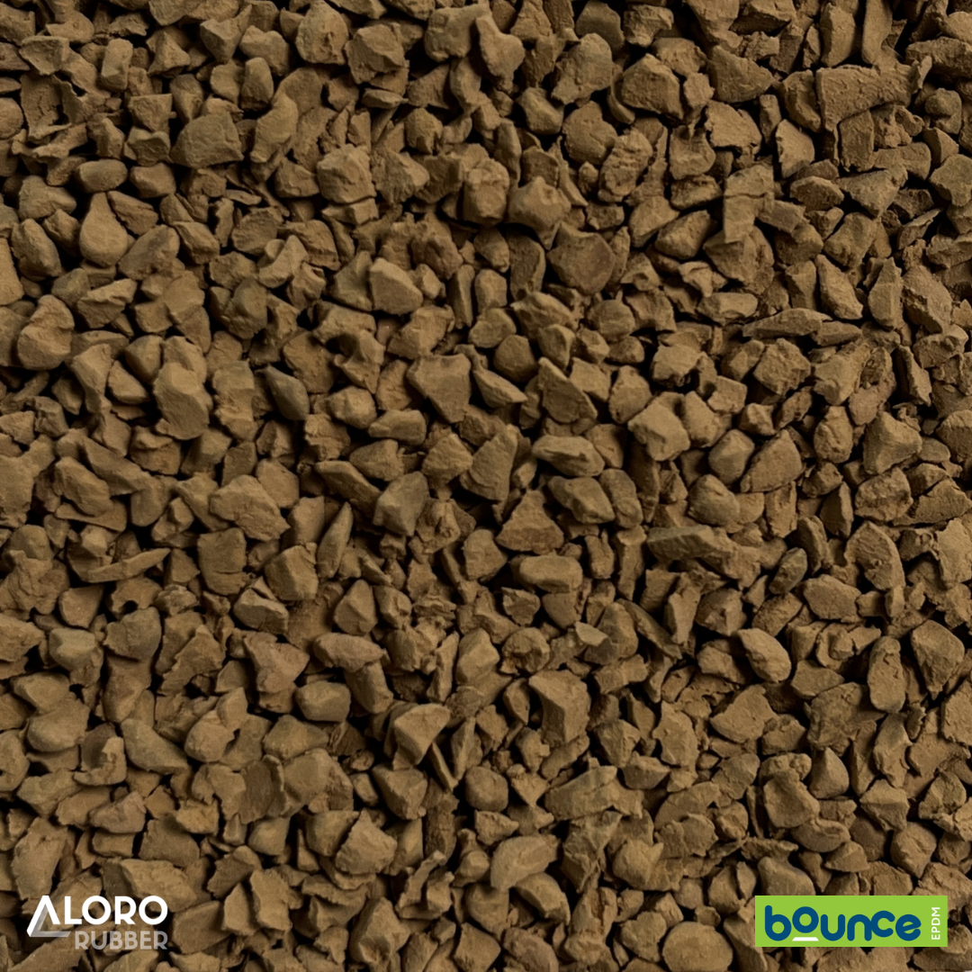 Bounce EPDM Rubber Granules - SF13 Dark Brown - 25kg Bag