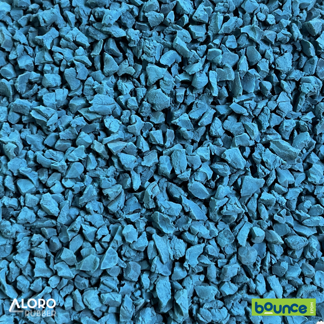 Bounce EPDM Rubber Granules - SF20 Teal - 25kg Bag