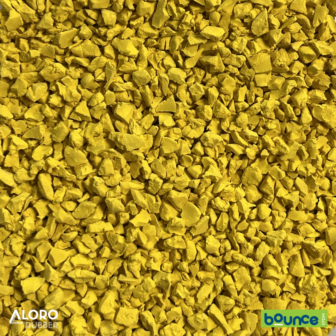 Bounce EPDM Rubber Granules - SF33 Bright Yellow  - 25kg Bag