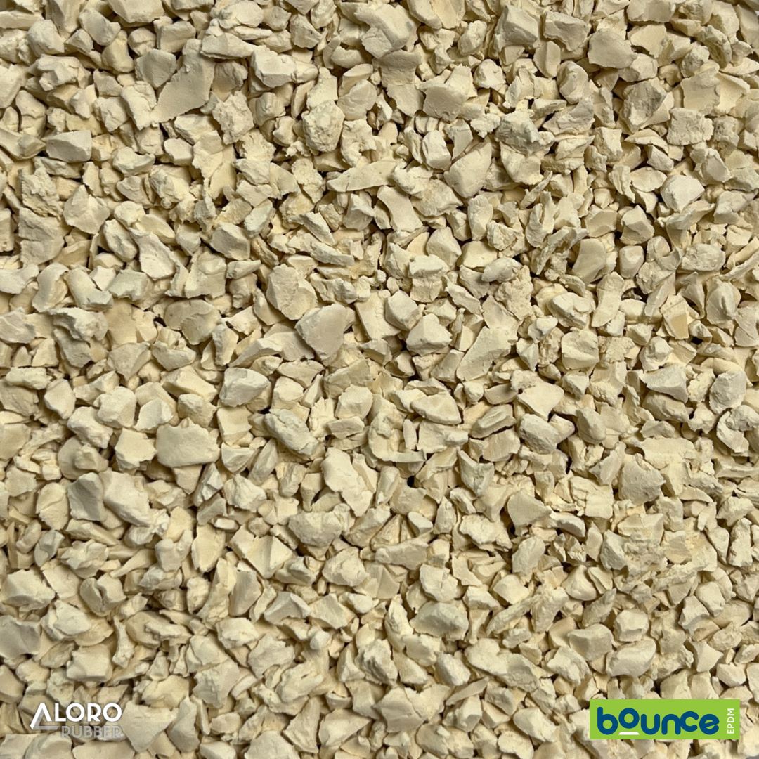 Bounce EPDM Rubber Granules - SF36 Ivory  - 25kg Bag