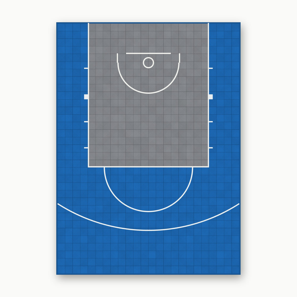 Easi-Court Advantage Plus Blue-Grey court top view