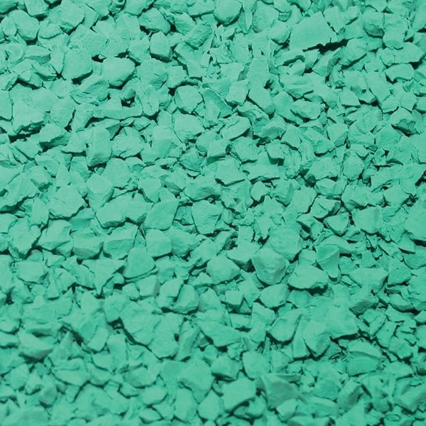 EPDM Rubber Granules Op1 - 4mm - Island Teal - 25kg bag - Aloro Group