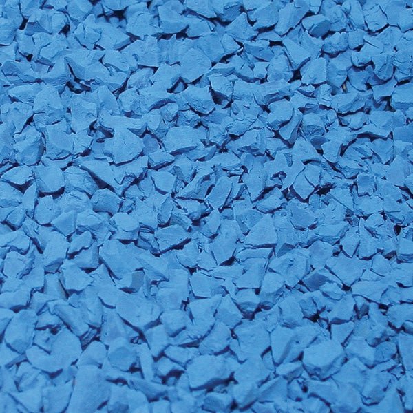 EPDM Rubber Granules Op1 - 4mm - Rainbow Blue - 25kg bag - Aloro Group