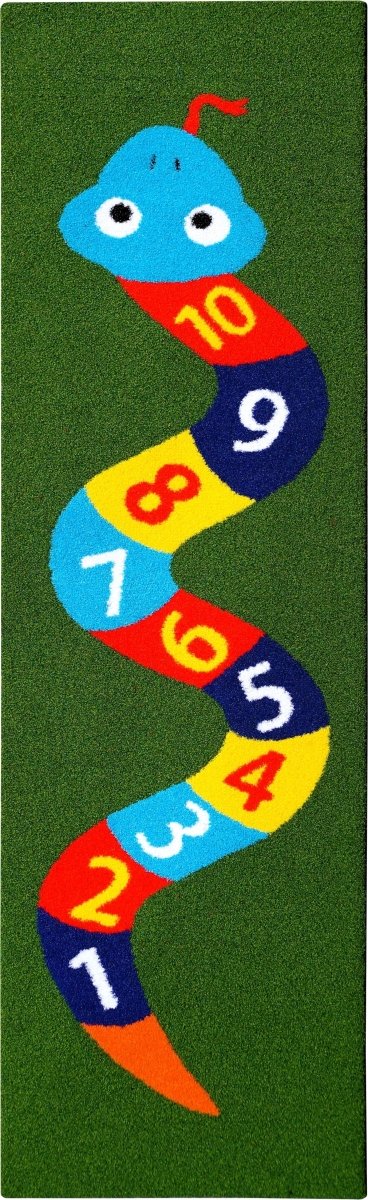 Snake with Numbers - 1m x 4m Grass - Multicoloured - Aloro Group